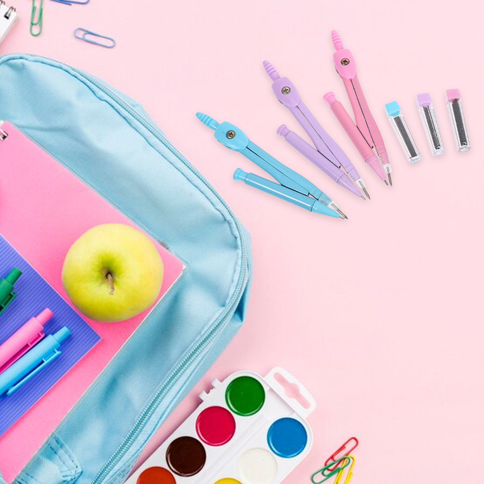 مجموعة أدوات رسم هندسية تتضمن  - مراجعة Math Geometry Set With Compass وسعره